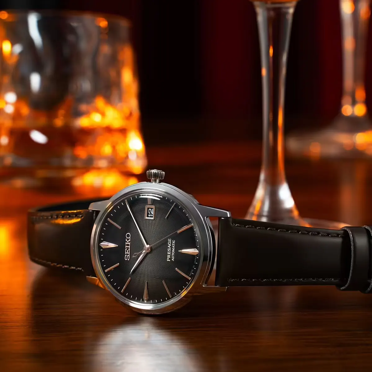 Seiko Presage Cocktail Time 'The Irish Coffee' Men's Watch- SRPJ17J1